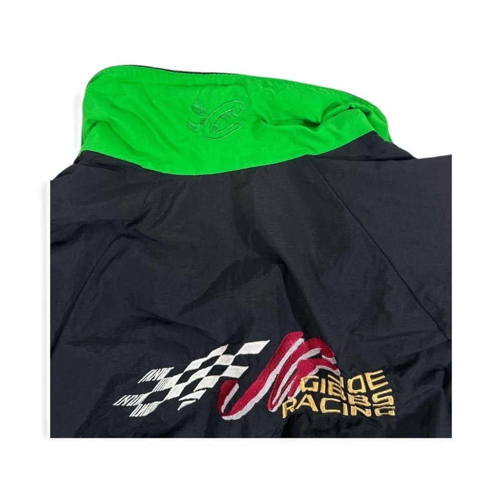Joe Gibbs NASCAR Green And Black XLRacing Mens Jacket - Picture 8 of 13